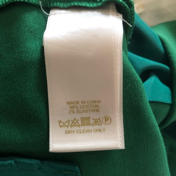 Kate Spade ♠️ ‘Margaux’ in Lucky green crop pants - Picture 10 of 10